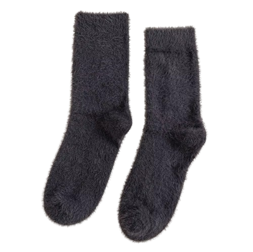 Hallid `naaritsa´ karvast sokid - Fruity Grey MINKÉ