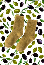 Oliivi rohelised `naaritsa´karvast sokid - Fruity Olive MINKÉ