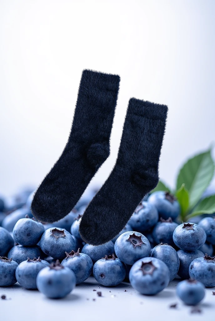 Sinised `naaritsa´ karvast sokid - MINKÉ Blueberry