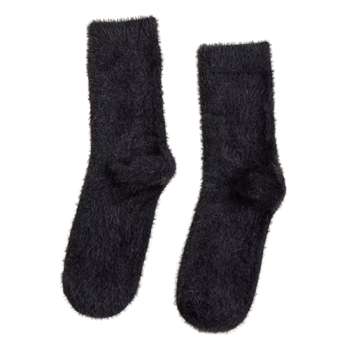 Tumehallid `naaritsa´ karvast sokid - MINKÉ Royal Dark Grey