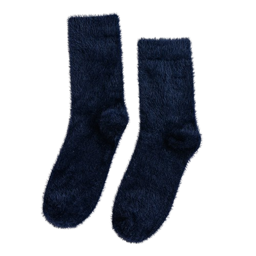 Sinised `naaritsa´ karvast sokid - MINKÉ Blueberry