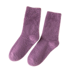 Lillad  `naaritsa´ karvast sokid - Royal Purple MINKÉ